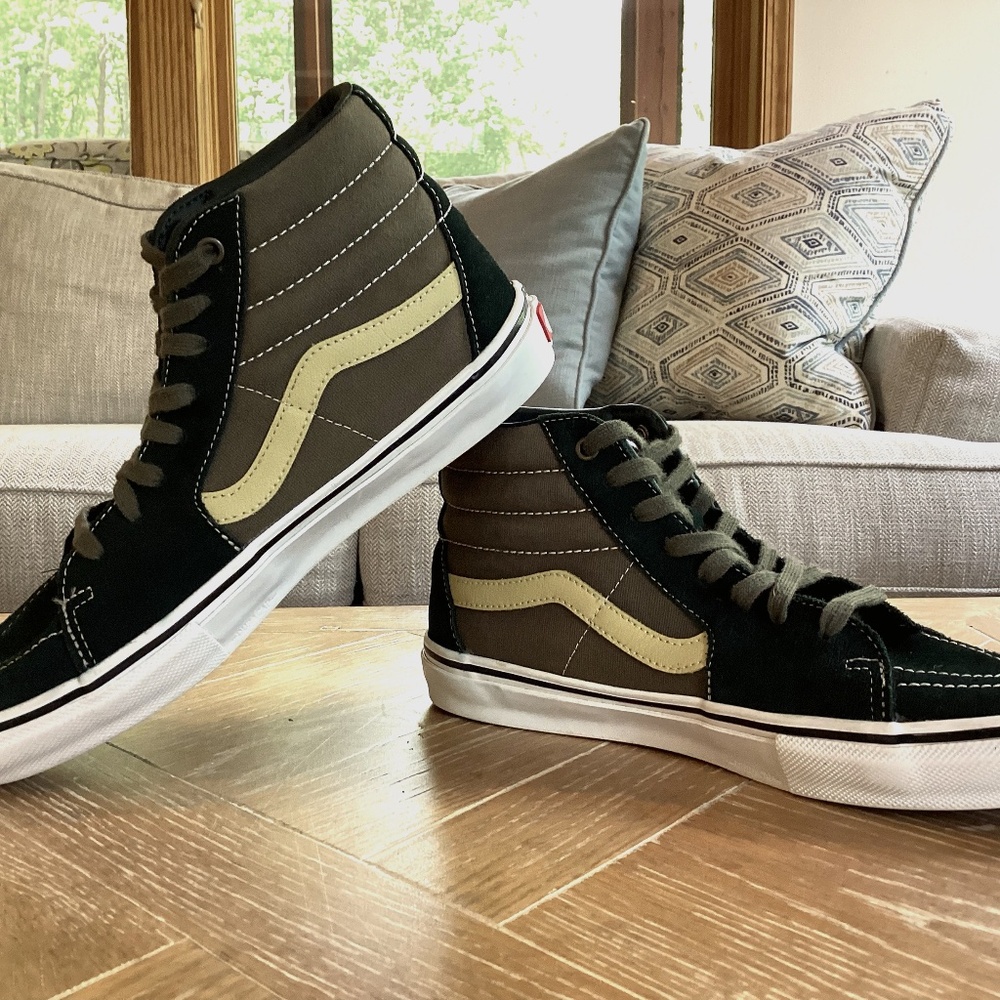 Vans Skate Sk8hi Scarabmilitary Mens 10